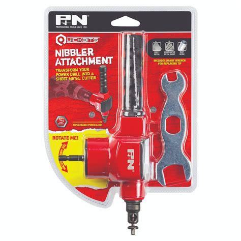 14 gauge sheet metal nibbler|nibbler attachment for cordless drill.